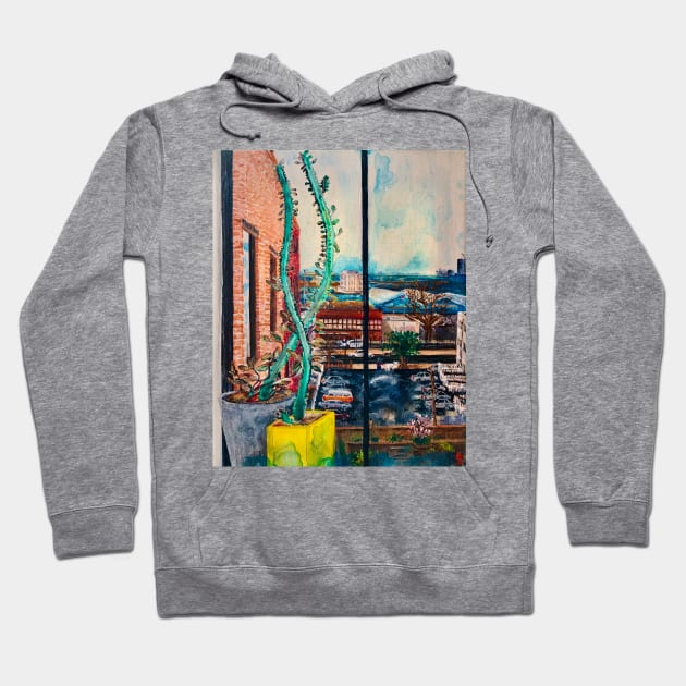 Quarantine Painting, Brooklyn NY Hoodie by ANoelleJay